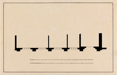 214760 Plattegrond van de voorgevel van het te bouwen Leesmuseum aan het Munsterkerkhof te Utrecht, volgens het tweede, ...